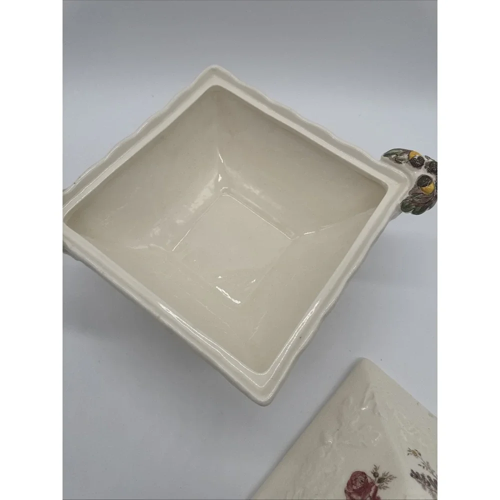 Vintage Mason's  FRIARSWOOD  Ironstone SQUARE SOUP TUREEN Large